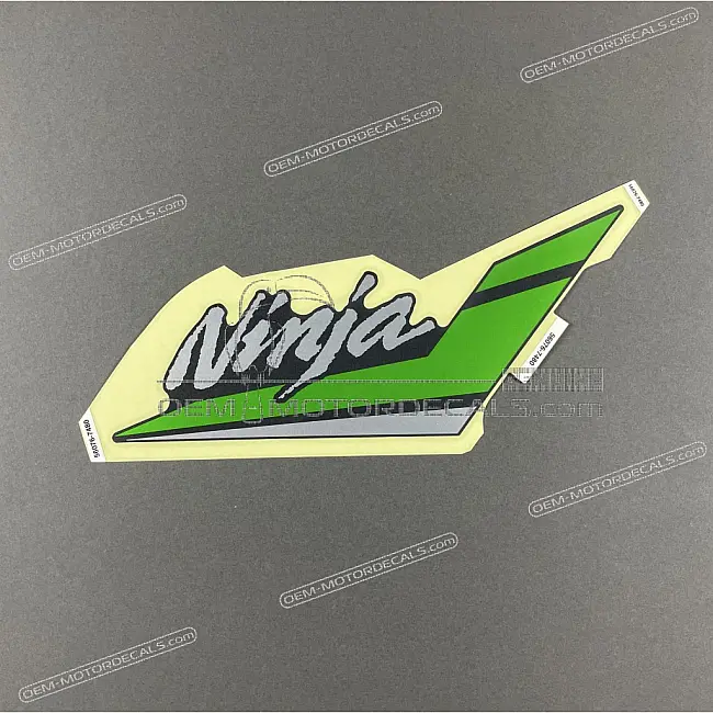 Kawasaki Ninja 650 Side Cowling Ninja Pattern Decal Right Side OEM 56076-7480 Factory Original