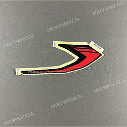 Front cowling decal, left side