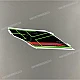 Autocollant Kawasaki Ninja ZX-6R pour flanc de carénage supérieur gauche OEM 560767757