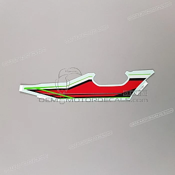Front cowling decal, left side