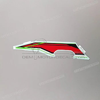 Front cowling decal, right side