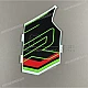 Kawasaki NINJA ZX-6R Autocollant Flanc Carénage Avant Côté Droit OEM 560767767