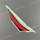 Front cowling decal, left side