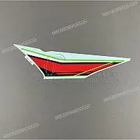 KAWASAKI Front cowling decal, right side 56077-0454