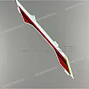 Belly pan decal, right side