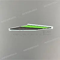 KAWASAKI Kontpaneel sticker, linkerkant 56077-0485