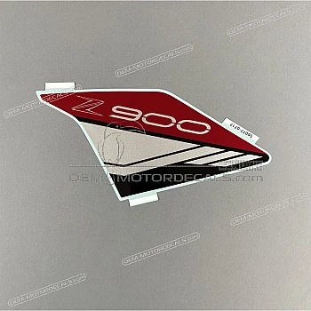 Tank cover decal, left side