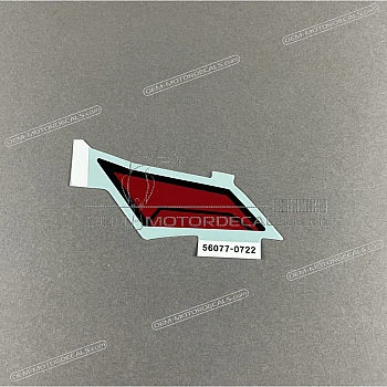 Side cowling decal, right side