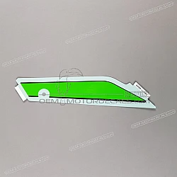 Belly pan decal, left side