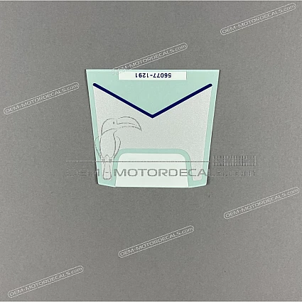 OEM Decals Kawasaki ZX10R ANNIVERSARY EDITION 2024 - Blue White