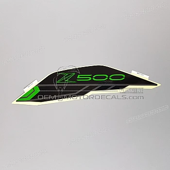 Side cowling decal, left side