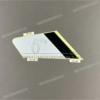 Side cowling decal, right side