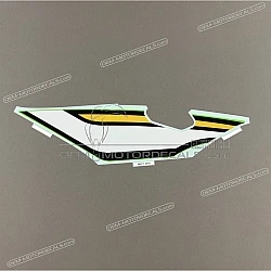 Front cowling decal, left side