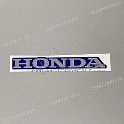 Aufkleber für Heckhöcker Honda