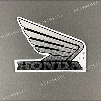 Honda CBR Blackbird fuel tank emblem, right side