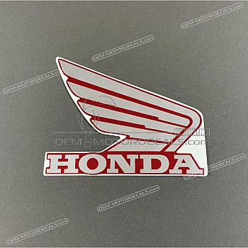 Emblème de réservoir Honda, côté droit