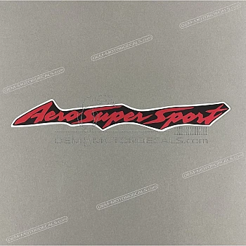 Tail cowl decal