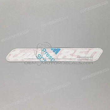 Kontpaneel sticker 