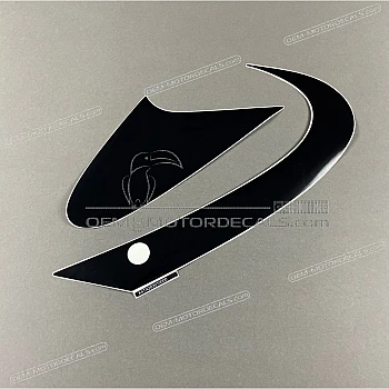 Side cowling decals set, left side 