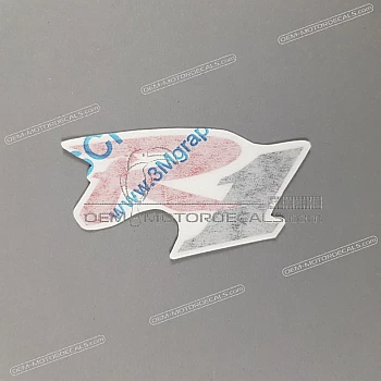 Pegatina para carenado frontal 