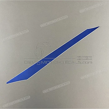Front cowling decal, left side