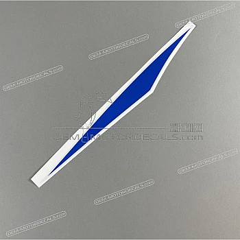 Front cowling decal, left side