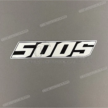 Belly pan decal