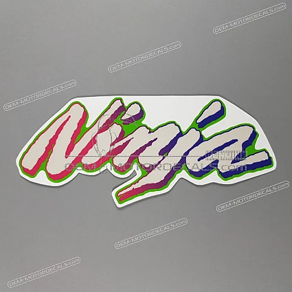 OEM Decals Kawasaki ZX7R 1997 - Green • Original Stickers