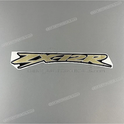 OEM Decals Kawasaki ZX12R 2002 - Black • Original Stickers