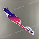Tail cowl decal, left side
