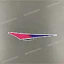 Front cowling decal, left side