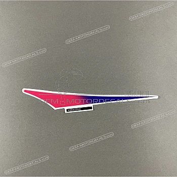 Front cowling decal, left side