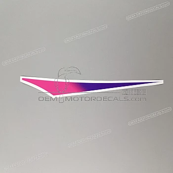 Naklejka na przednią owiewkę (czasza), prawa strona