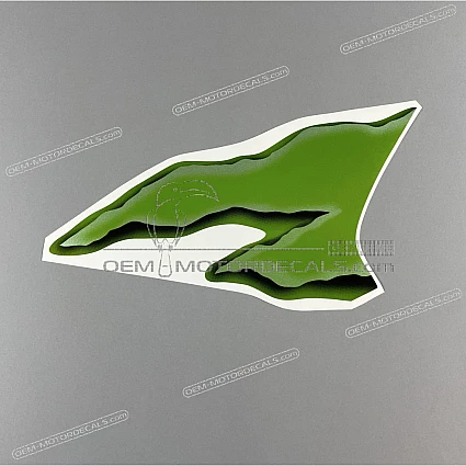 アクセサリー 88909101 OEM Decals Kawasaki ZX12R 2001 - Green • Original Stickers