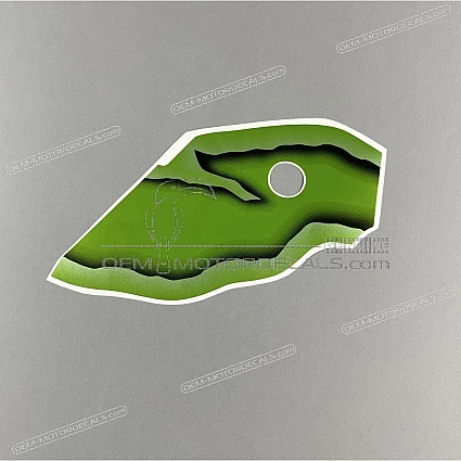 アクセサリー 88909101 OEM Decals Kawasaki ZX12R 2000 - Silver • Original Stickers