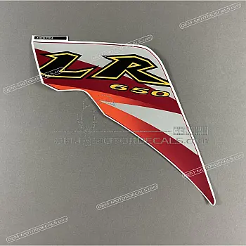 Side cowling decal, right side