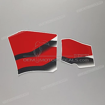 Side cowling decals set, left side 