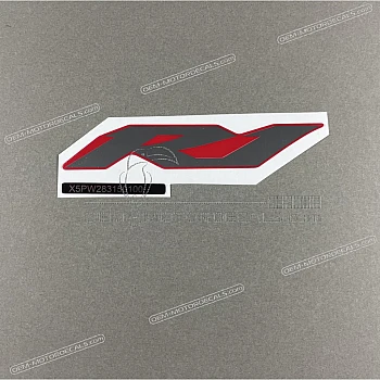 Front cowling decal 