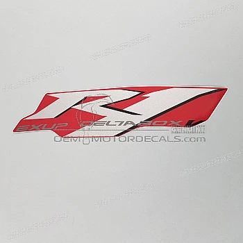 Side cowling decal, left side