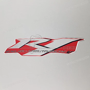 Side cowling decal, right side