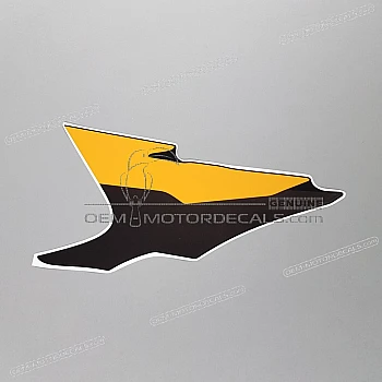 Front cowling decal, left side