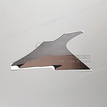 Front cowling decal, left side