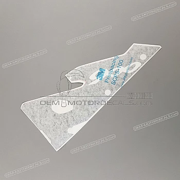 Front cowling decal, left side