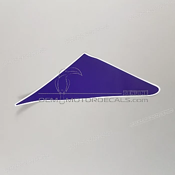 Front cowling decal, left side