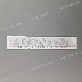 Naklejka na przednią owiewkę (czasza)