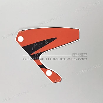 Front cowling decal, right side