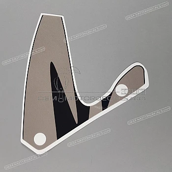 Naklejka na przednią owiewkę (czasza), prawa strona