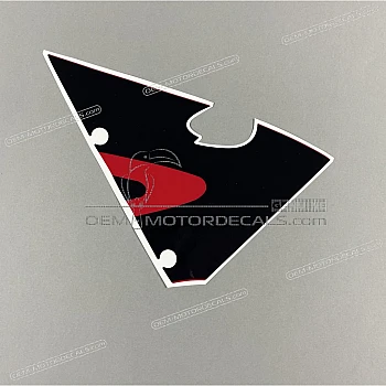 Front cowling decal, right side