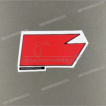 Zijpaneel sticker, rechterkant