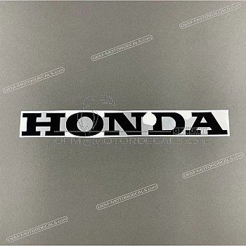 Belly pan decal, left side